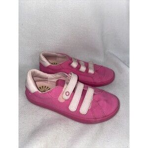 UGG Girl Pink shoes Glitter Low Sneakers sz 3 Barbie Retro Rad 1092311 Good